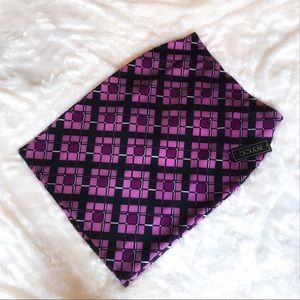 Mod Purple Plaid Midi Skirt